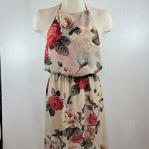 SHOW ME YOUR MUMU Rose Lady Heather Halter Dress size M